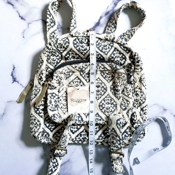 NEW Handmade Boho Backpack in Dark Navy main image 4